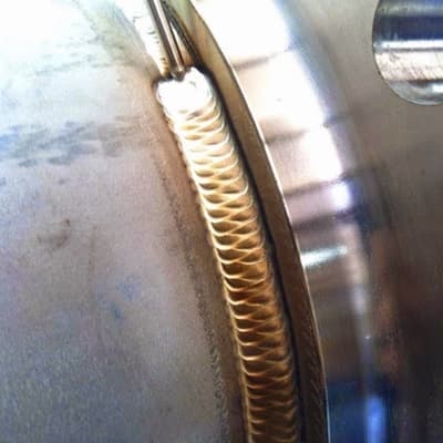 TIG weld on pipe-to-flange joint